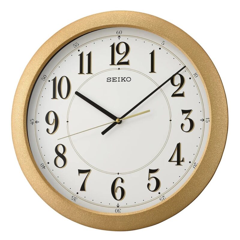 SEIKO CLOCKS INDIA QXA754G Royal Gold Wall Clock