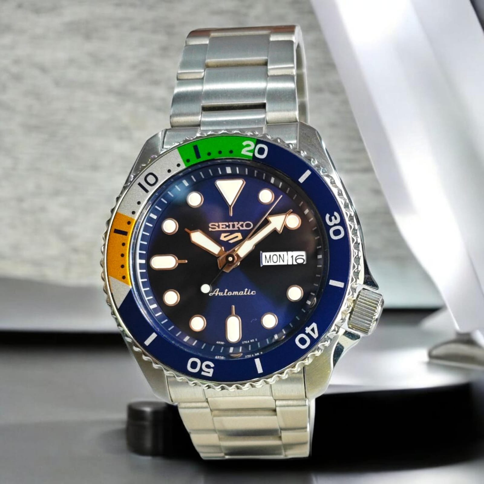 Seiko 5 Sports Automatic India Limited Edition Watch - Image 3