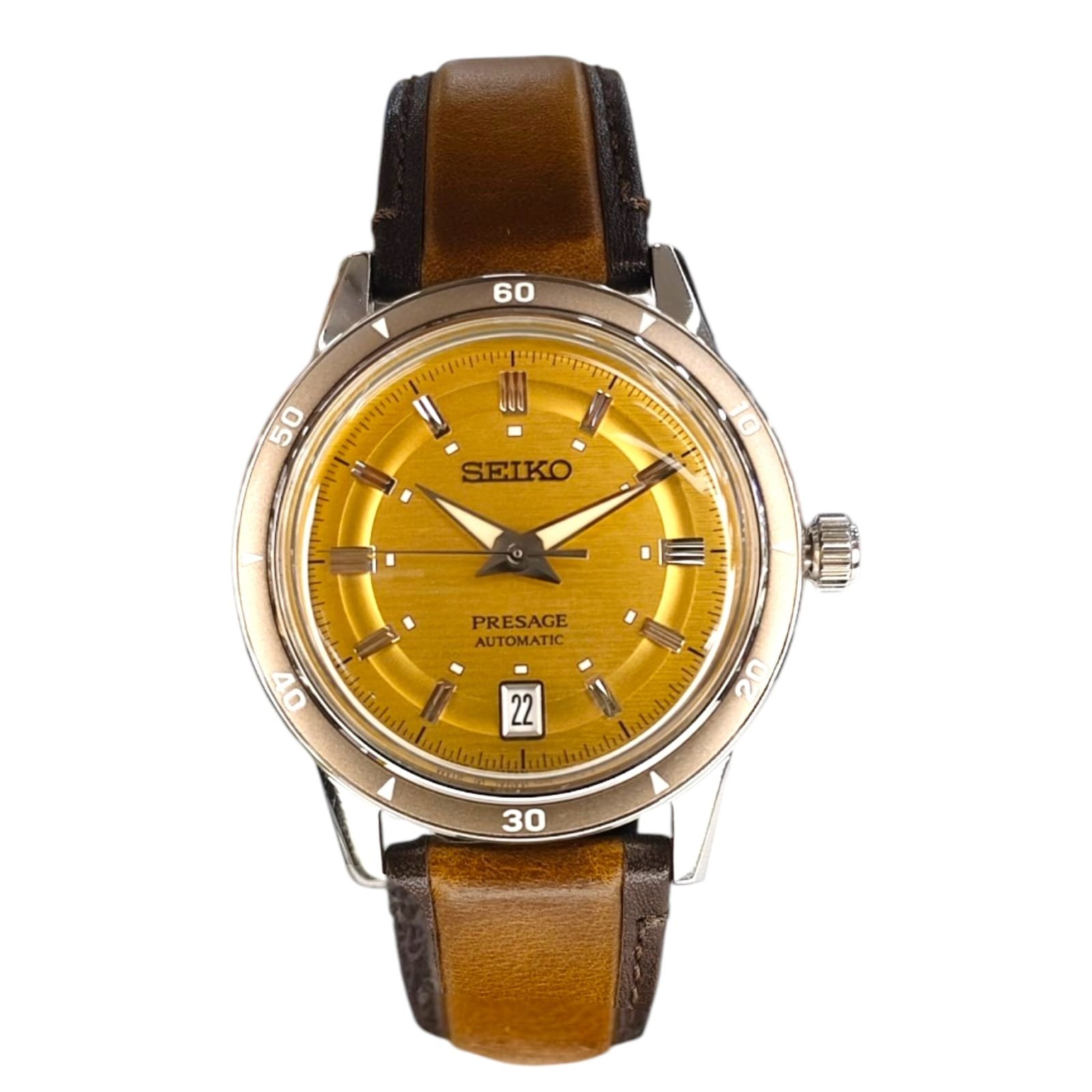 Seiko Presage Style 60's in Golden Yellow - Image 3
