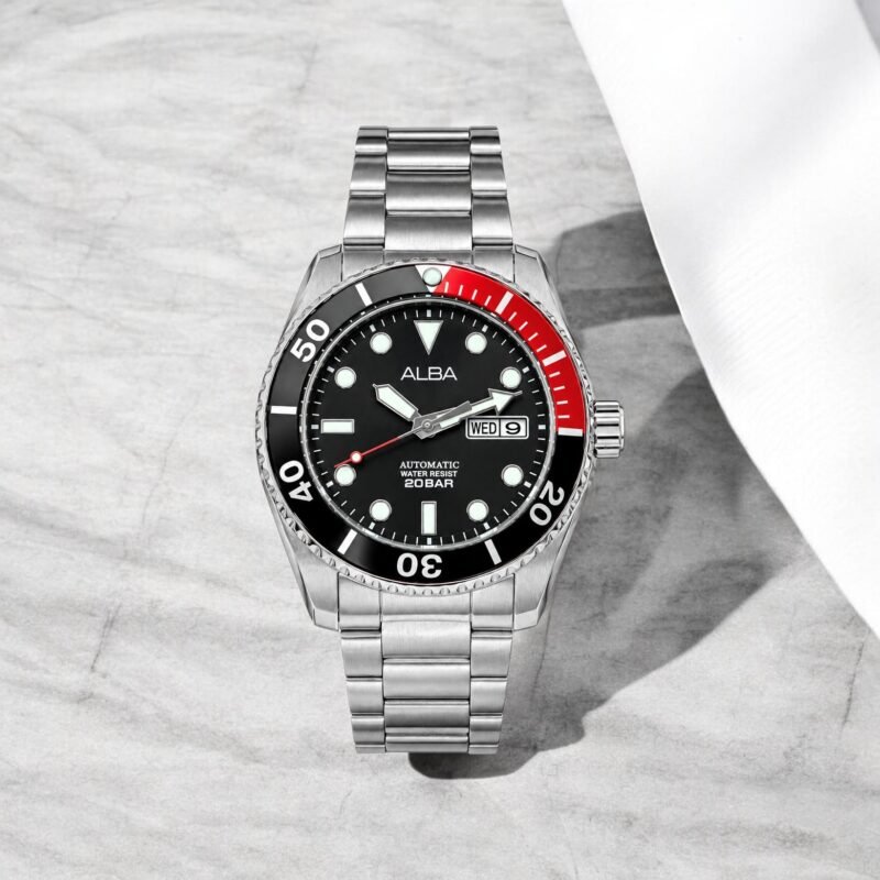 Alba Mechanical Men Automatic Black Dial Watch