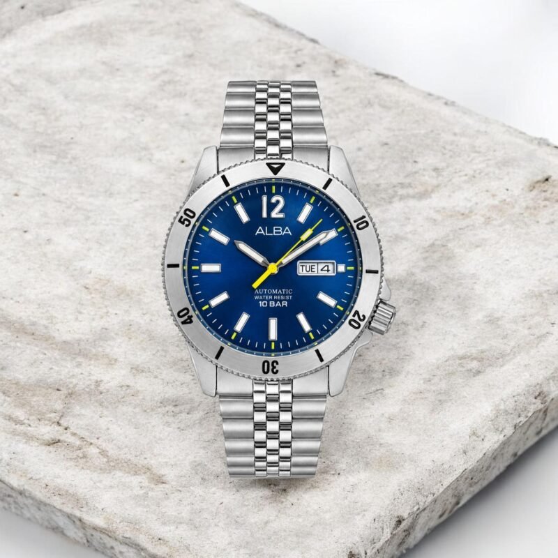 AL4649X1 Blue & Black Gradation Dial Automatic Watch