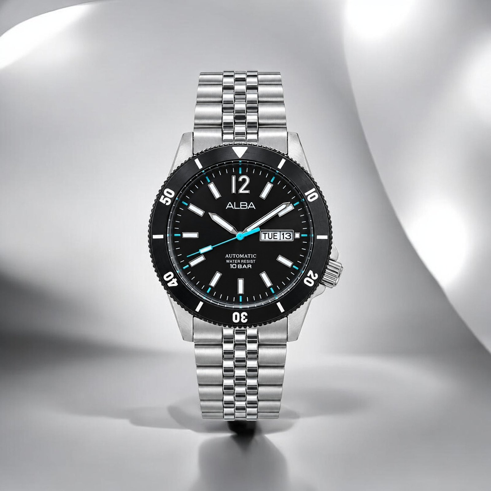 Alba Black Dial Automatic Watch - Image 2